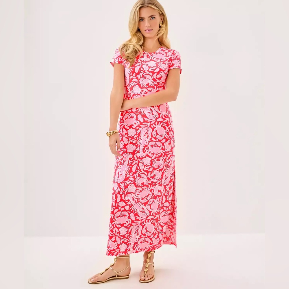NWT LILLY PULITZER UPF 50+ Kaden ChillyLilly Maxi Dress